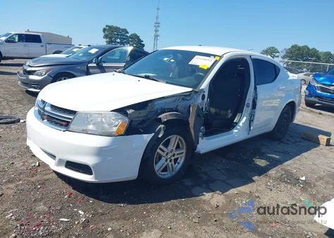 2013 Dodge Avenger Se V6 из США, поврежденный, VIN 1C3CDZAG9DN717267